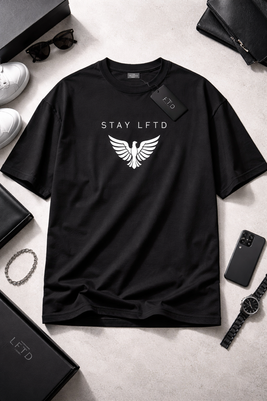 LFTD Signature Eagle Streetwear Oversized Tee