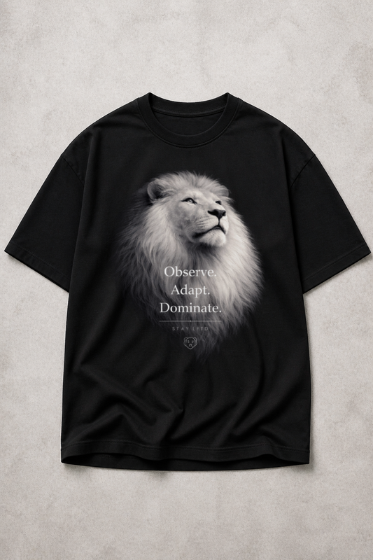 White Lion Oversized Tee