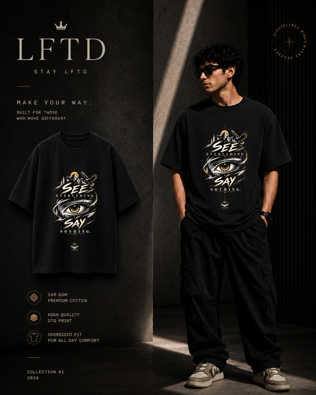 See Everything-Say Nothing Graphic Tee