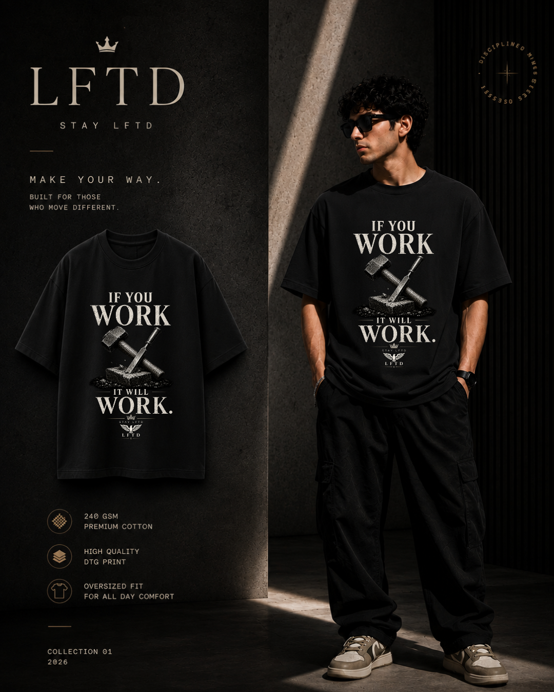 If You Work-It Will Work Graphic Tee
