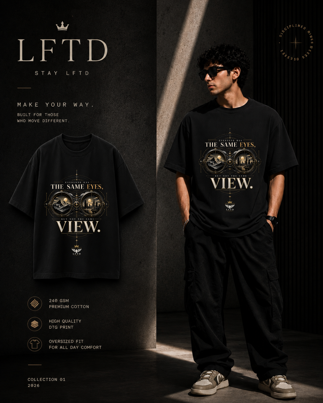 Same Eyes But Not Same View Graphic Tee