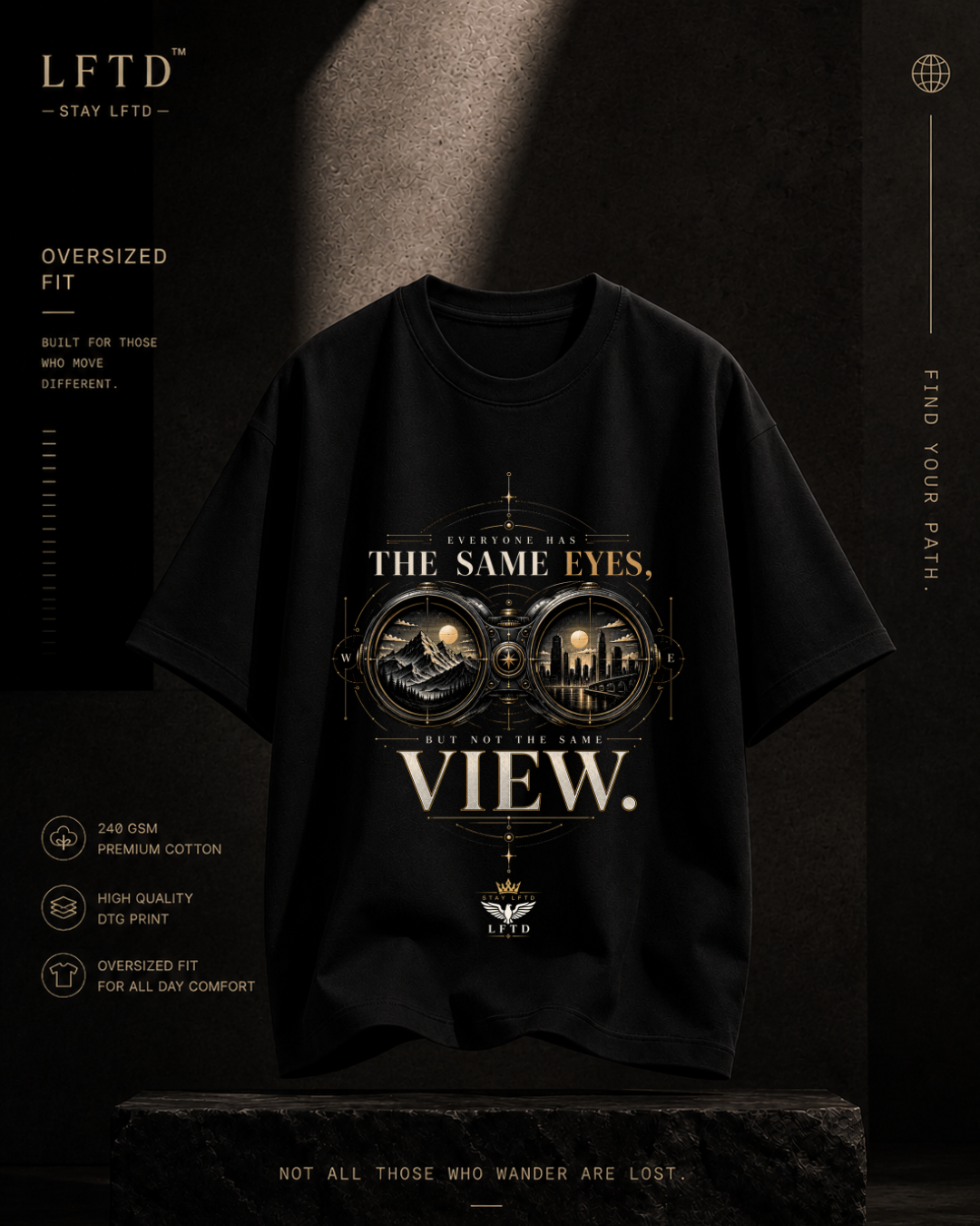 Same Eyes But Not Same View Graphic Tee