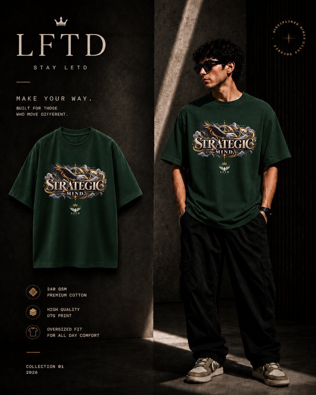 Eagle-Strategic Mind Graphic Tee