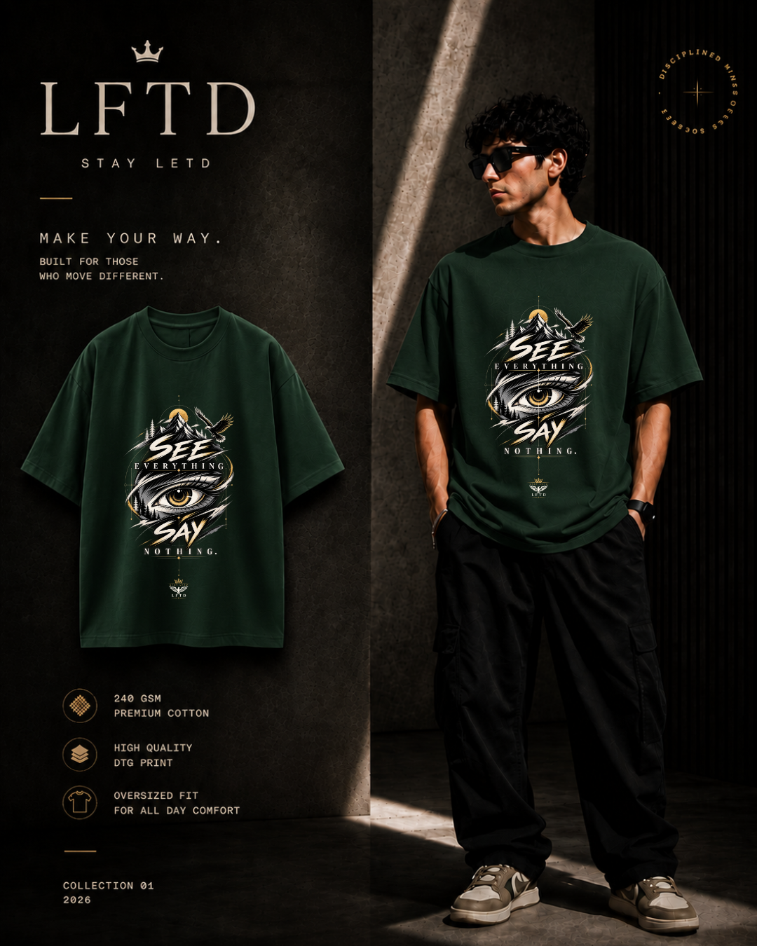 See Everything-Say Nothing Graphic Tee