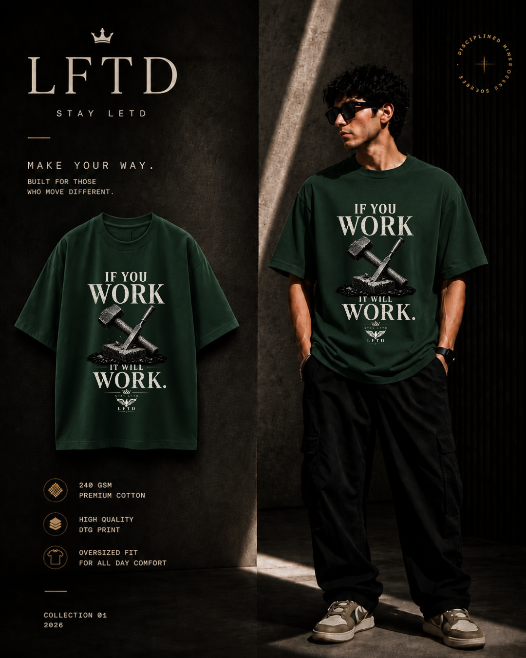If You Work-It Will Work Graphic Tee