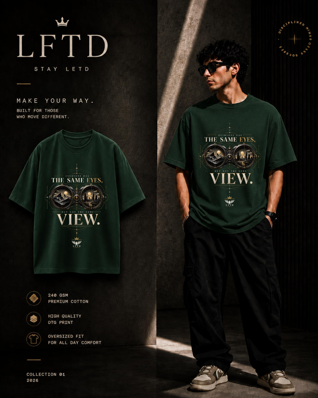 Same Eyes But Not Same View Graphic Tee