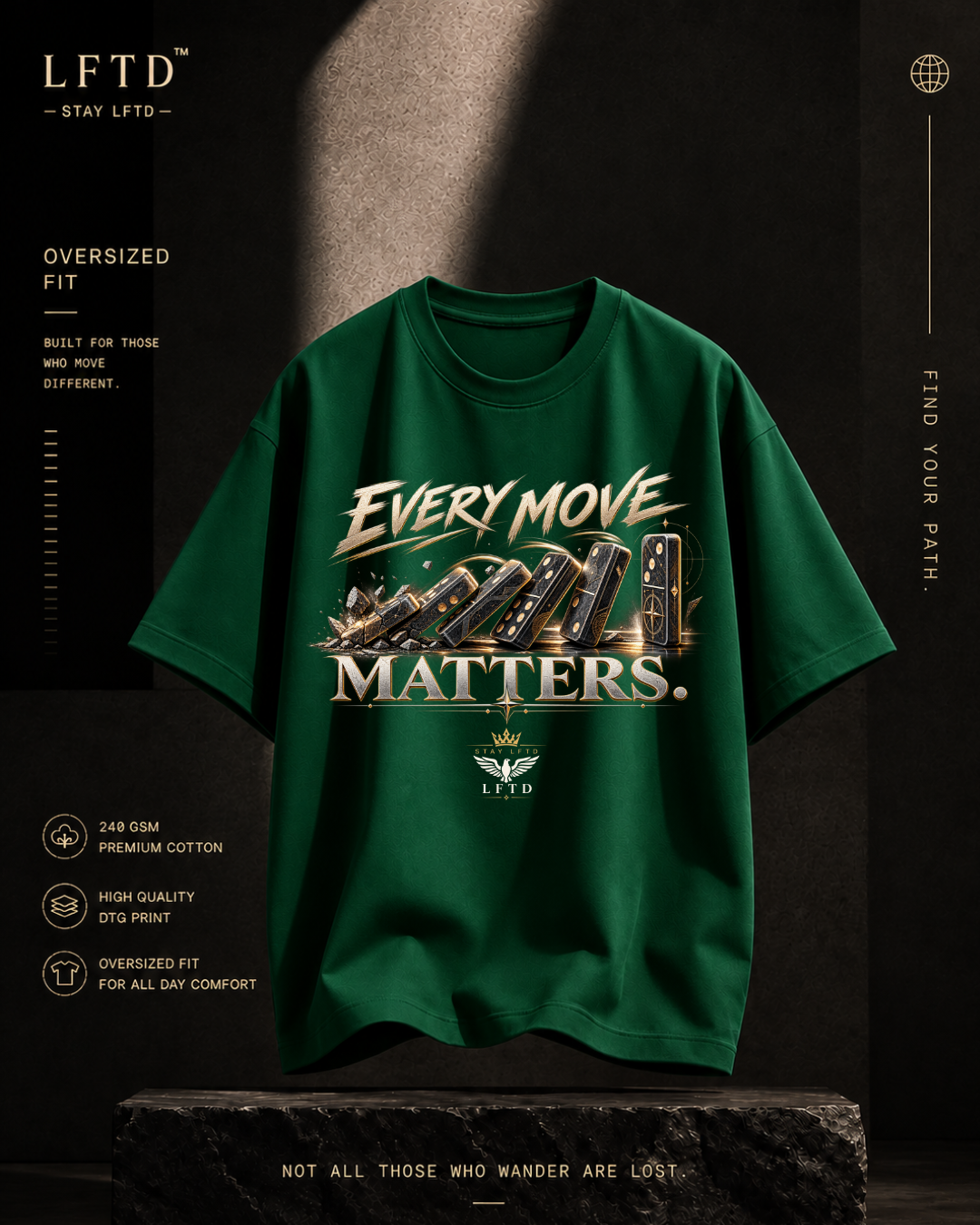 Domino-Every Move Matters Graphic Tee