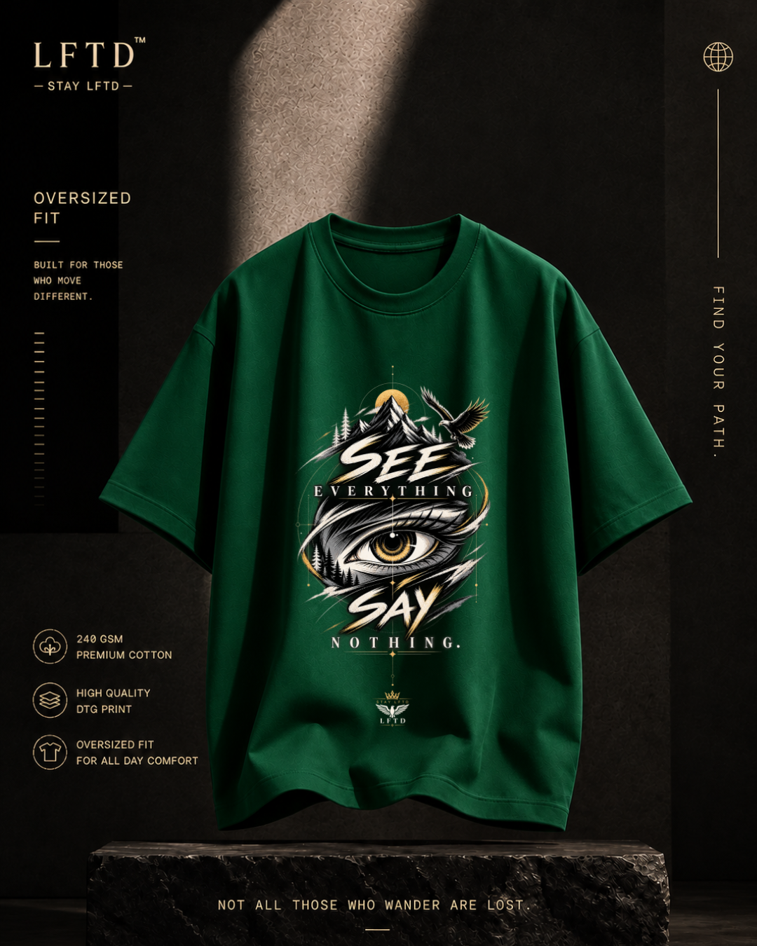 See Everything-Say Nothing Graphic Tee