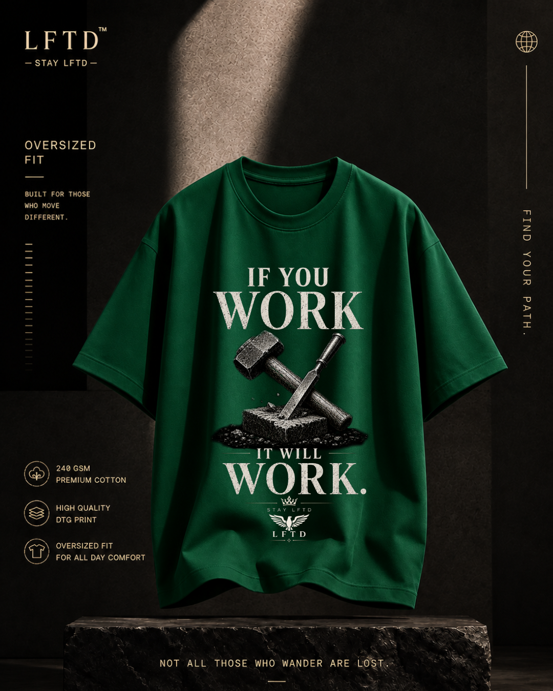 If You Work-It Will Work Graphic Tee