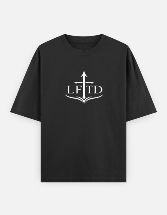 LFTD Logo Oversized Tee – Black