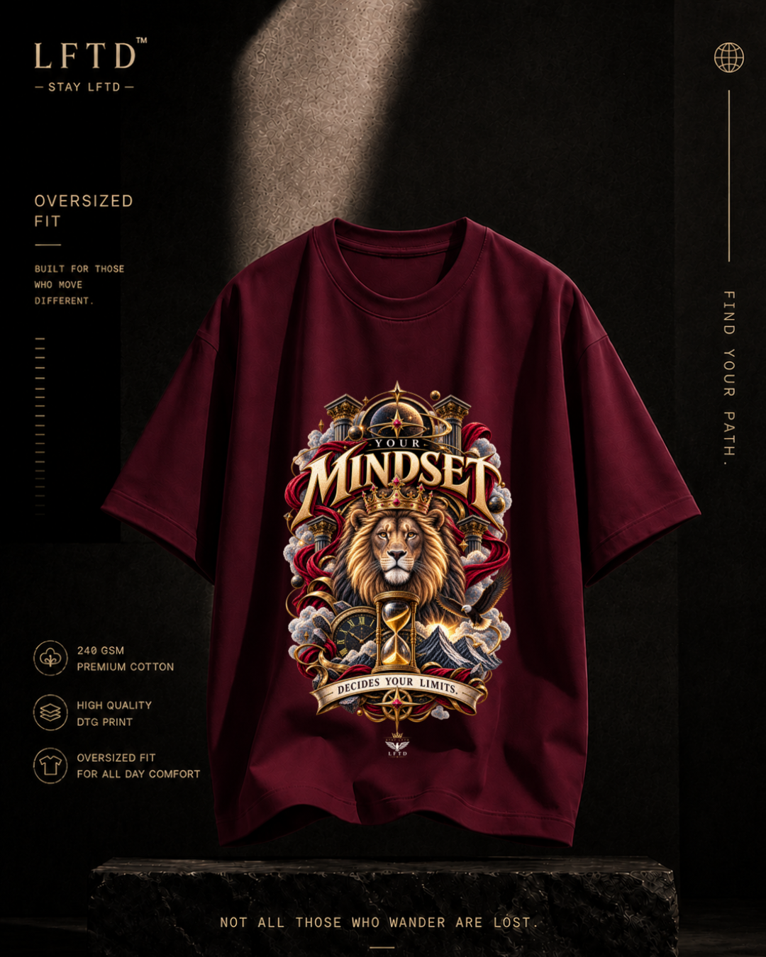 Mindset-Lion Graphic Tee