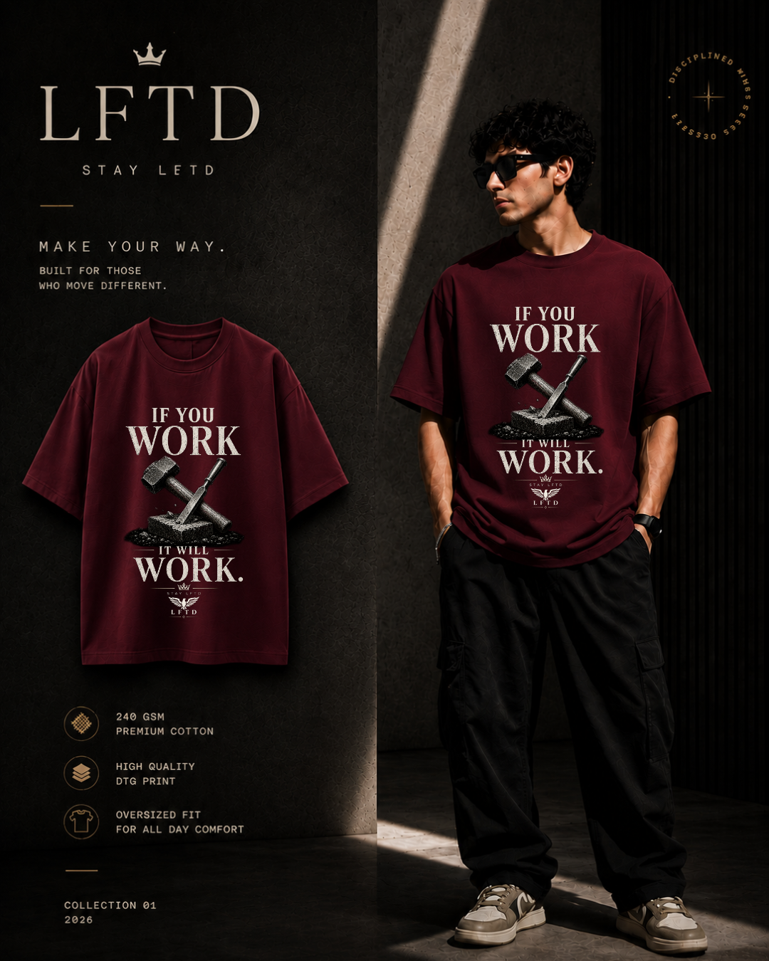 If You Work-It Will Work Graphic Tee