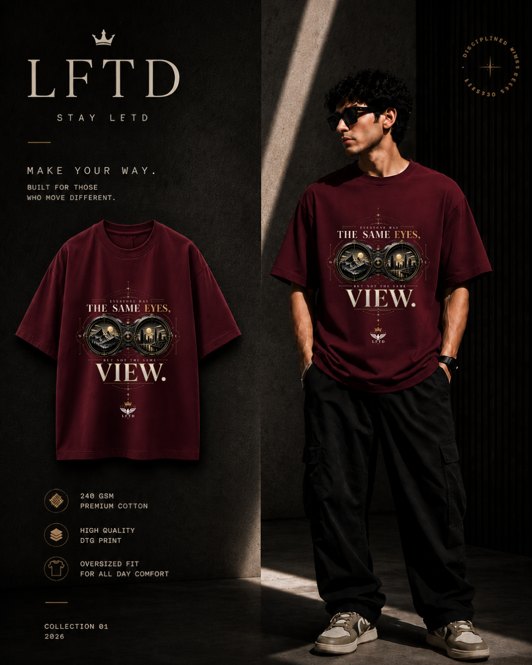 Same Eyes But Not Same View Graphic Tee