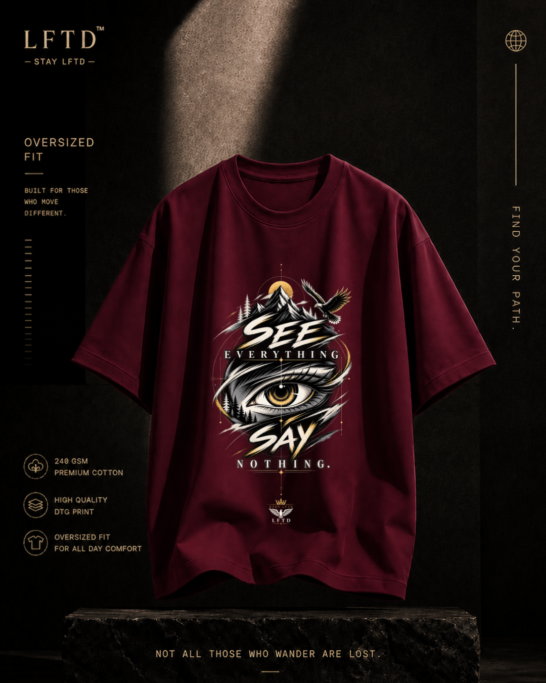 See Everything-Say Nothing Graphic Tee