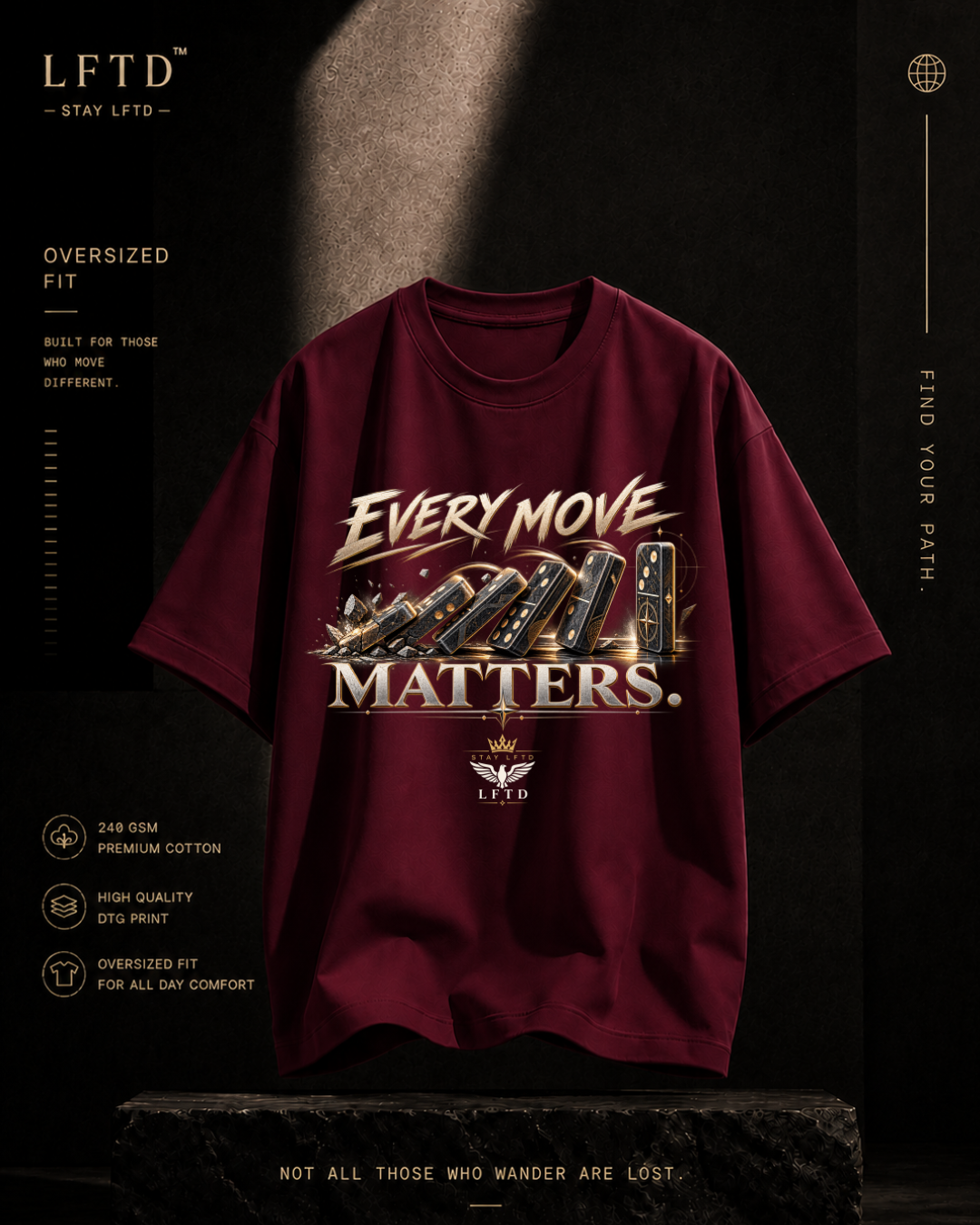 Domino-Every Move Matters Graphic Tee