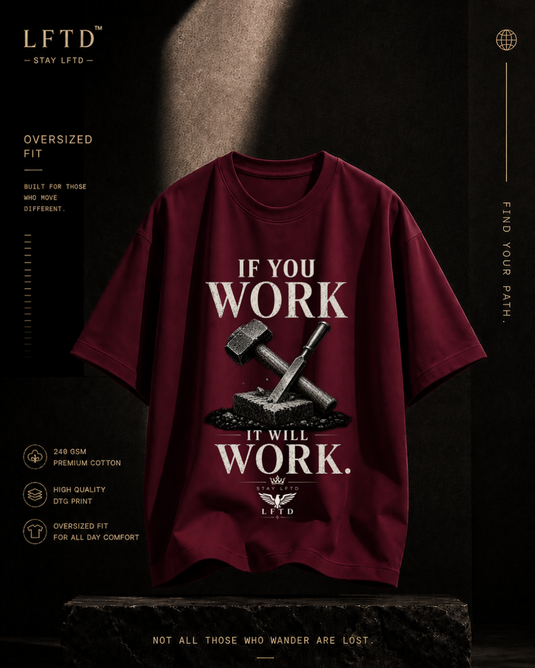If You Work-It Will Work Graphic Tee