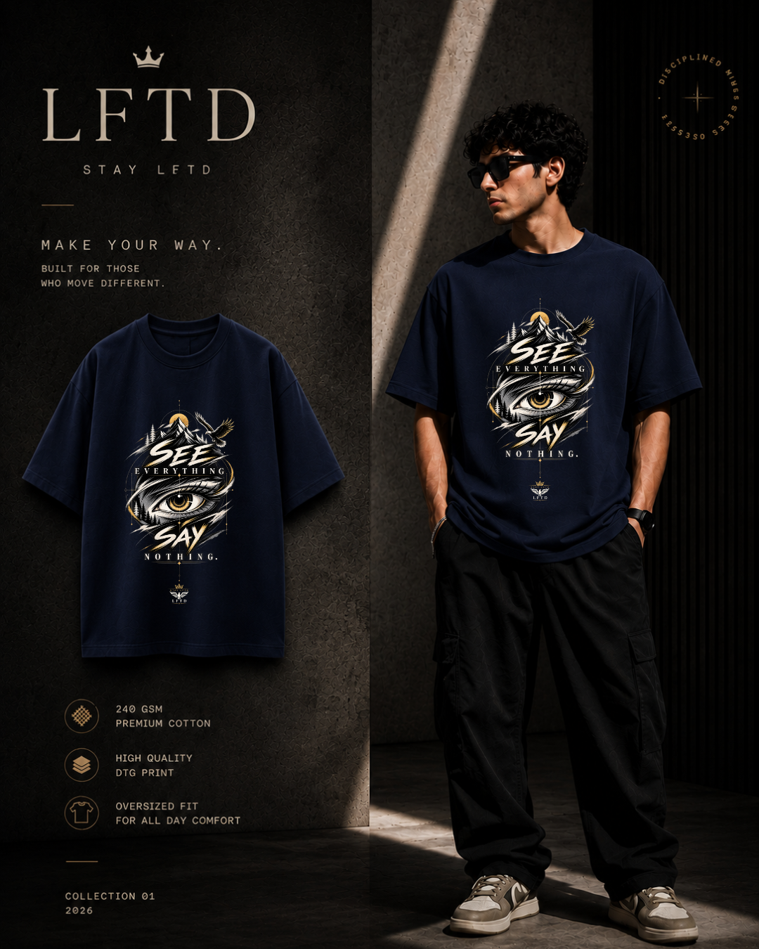 See Everything-Say Nothing Graphic Tee