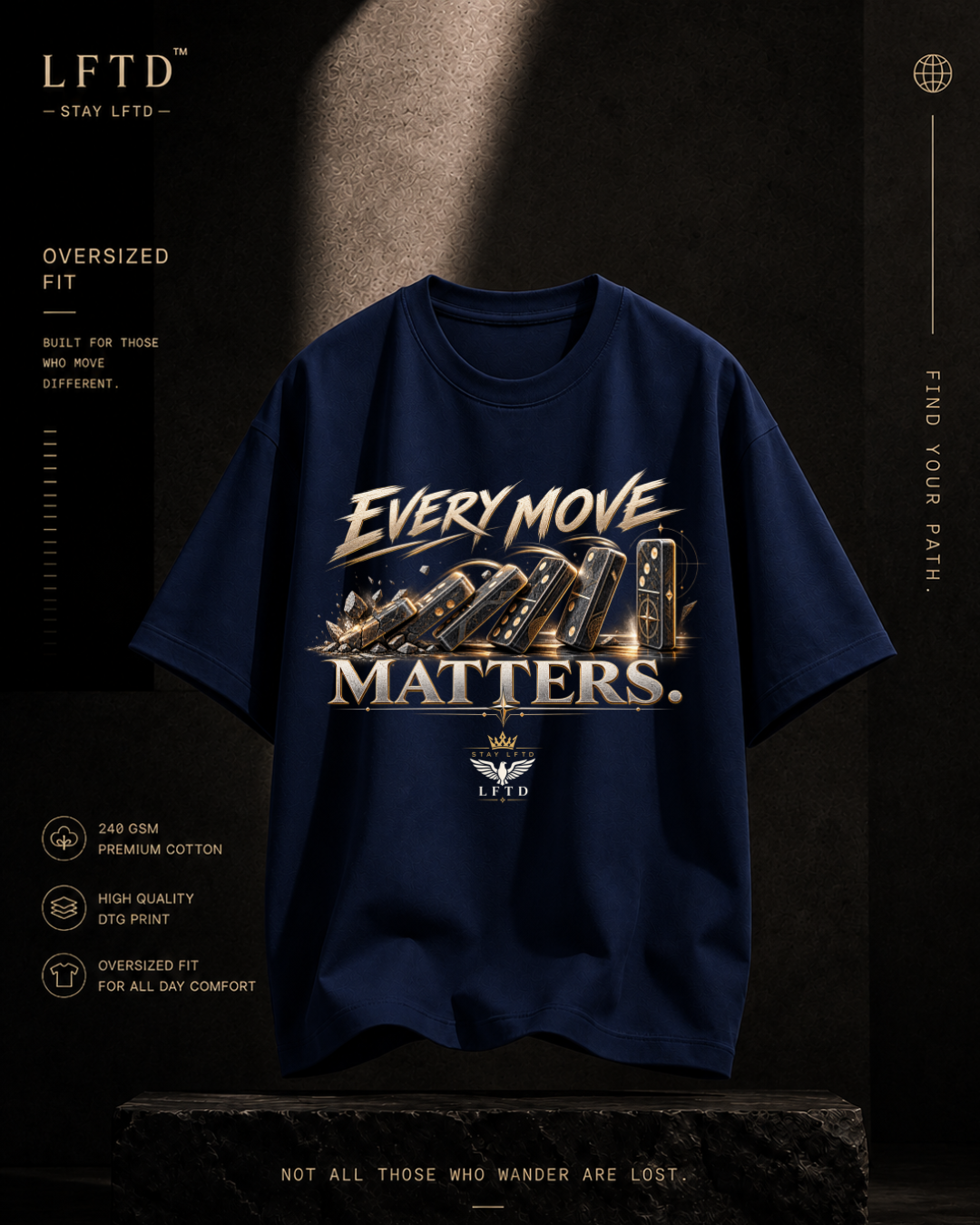 Domino-Every Move Matters Graphic Tee