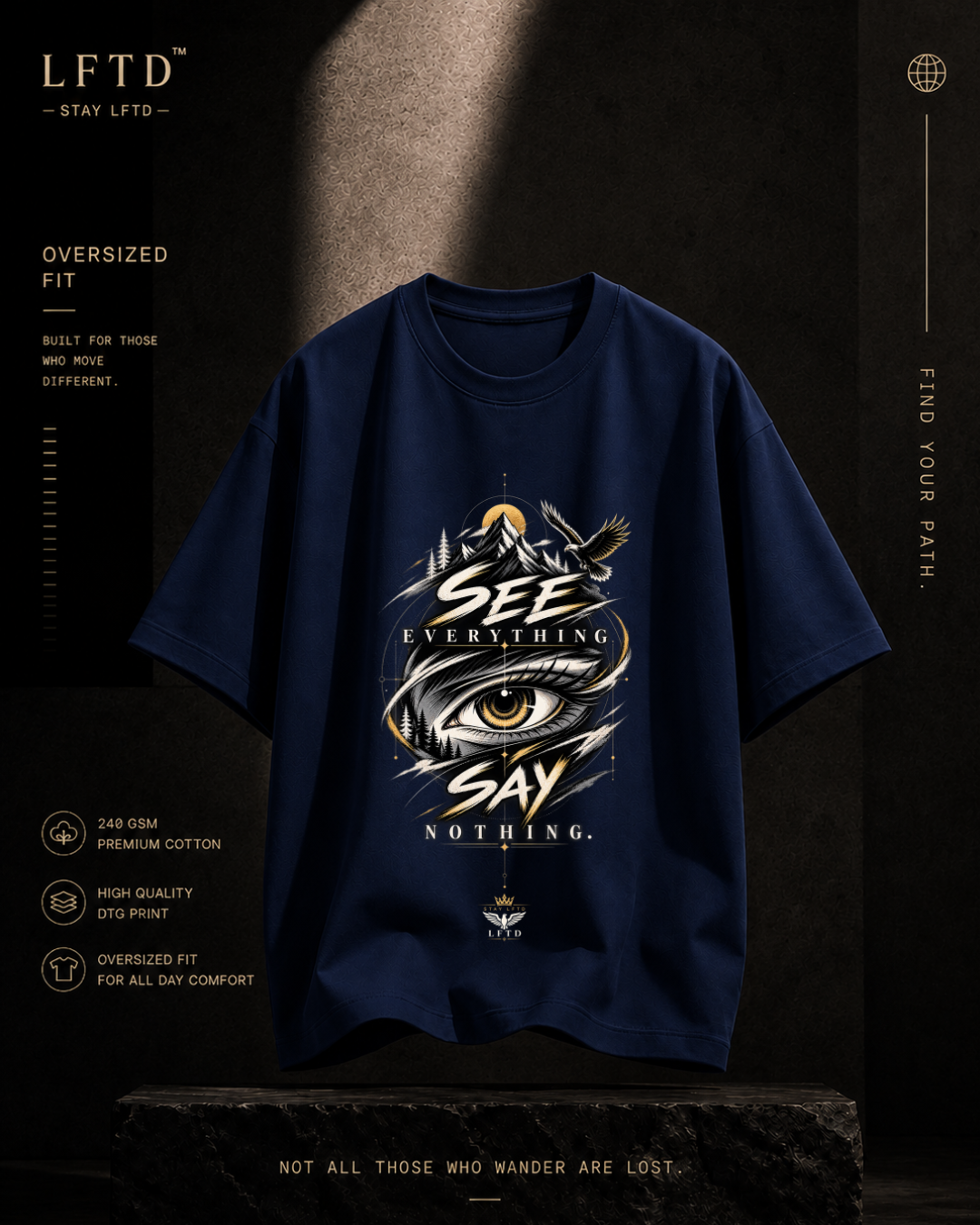 See Everything-Say Nothing Graphic Tee