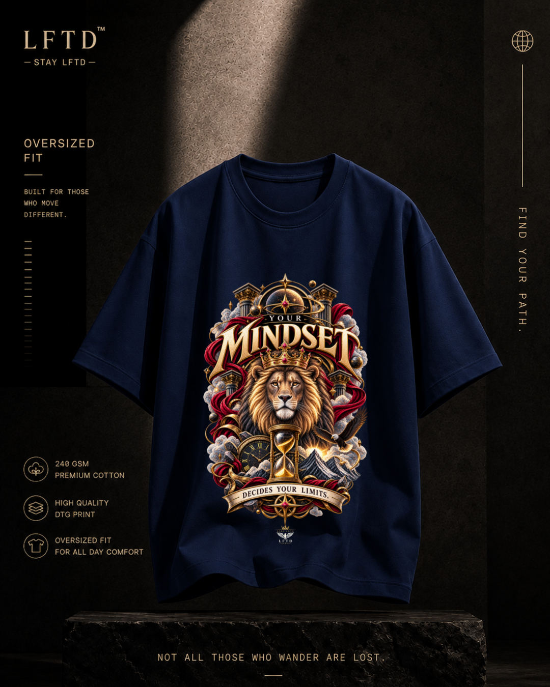 Mindset-Lion Graphic Tee