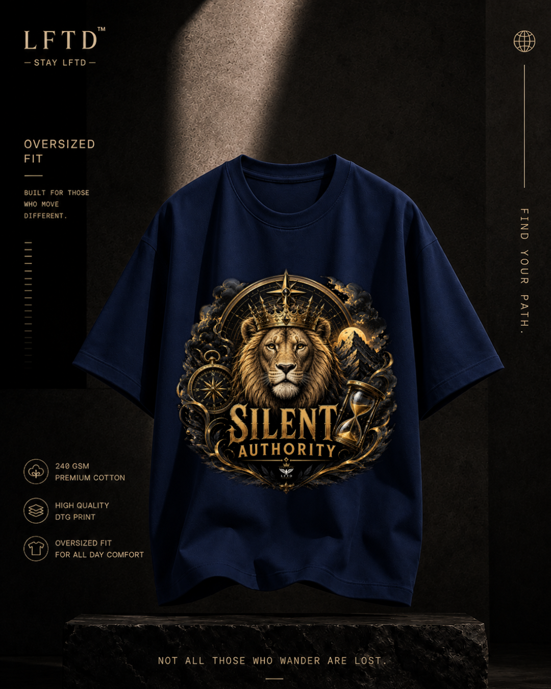 Lion-Silent Authority Graphic Tee