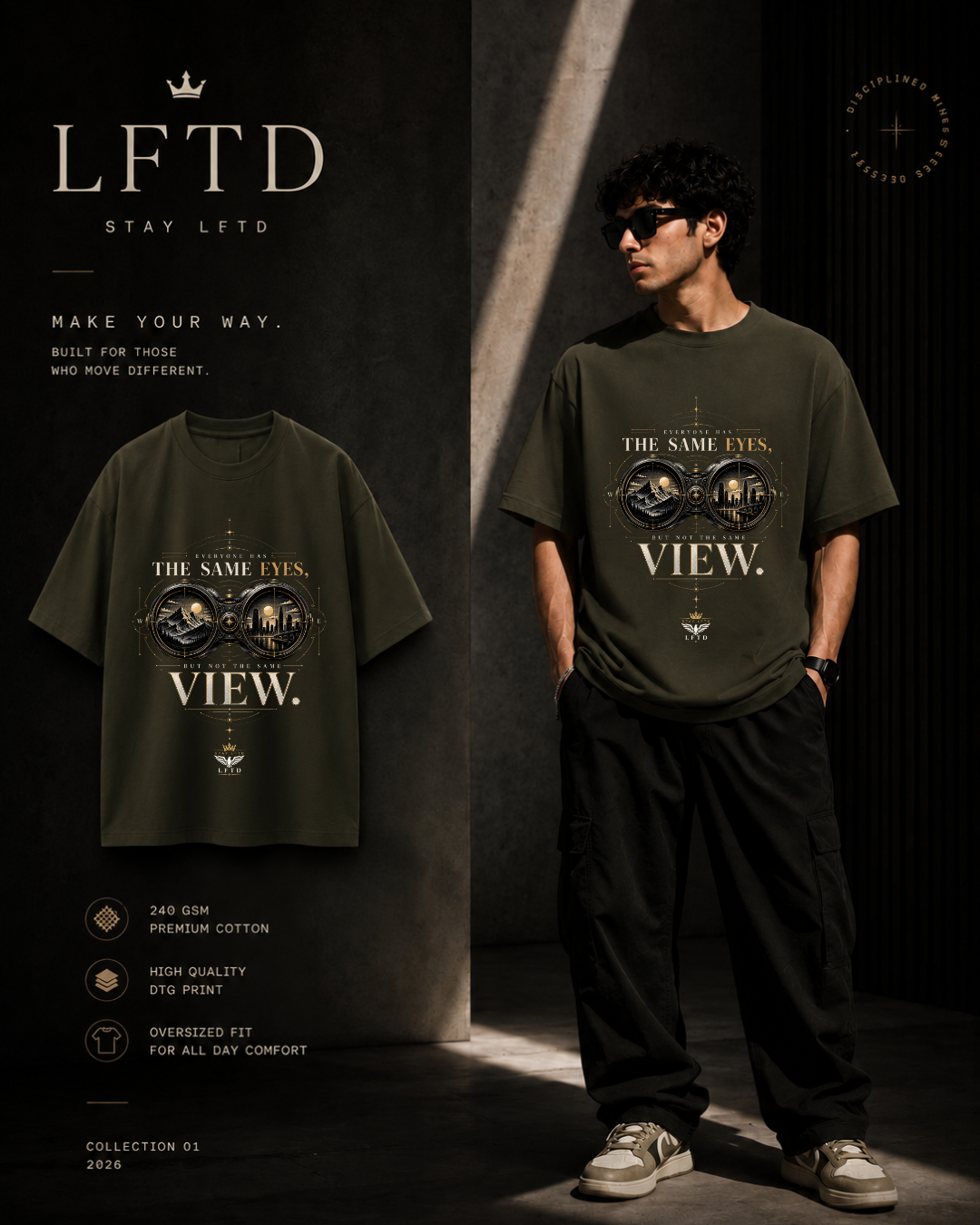 Same Eyes But Not Same View Graphic Tee