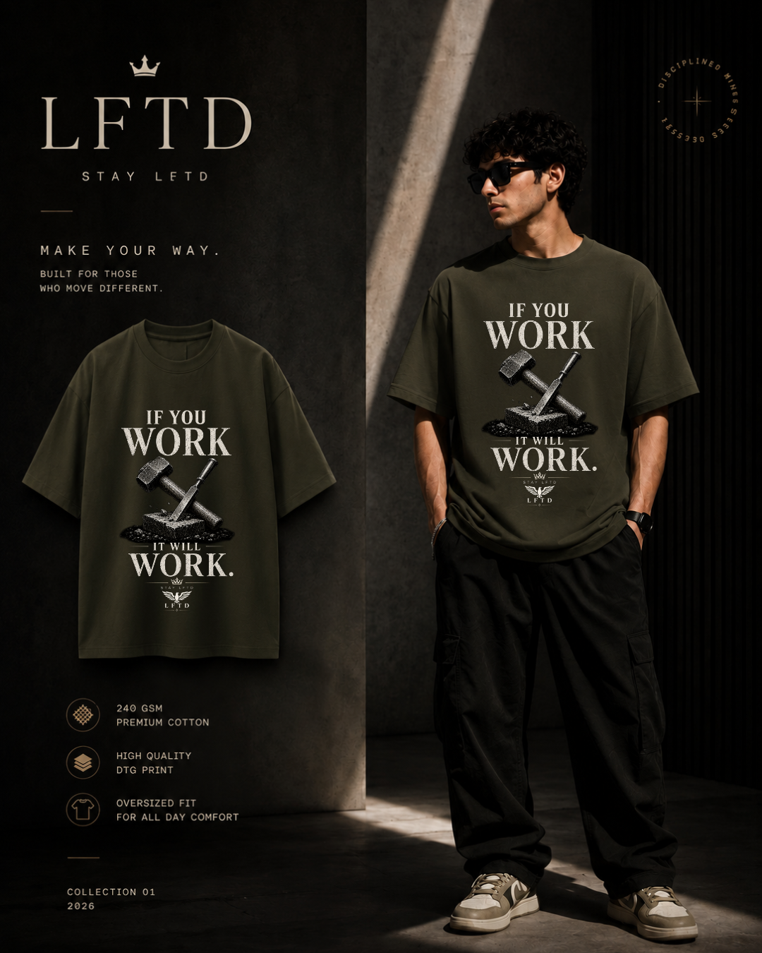 If You Work-It Will Work Graphic Tee