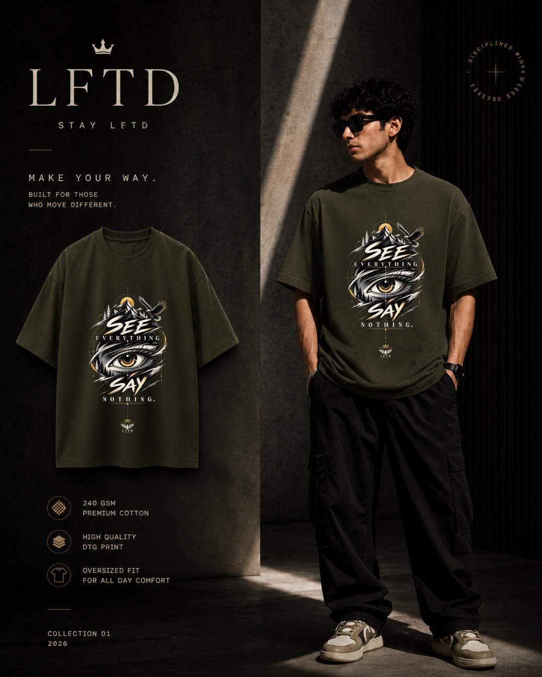 See Everything-Say Nothing Graphic Tee
