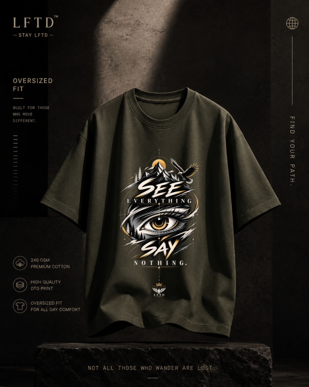 See Everything-Say Nothing Graphic Tee