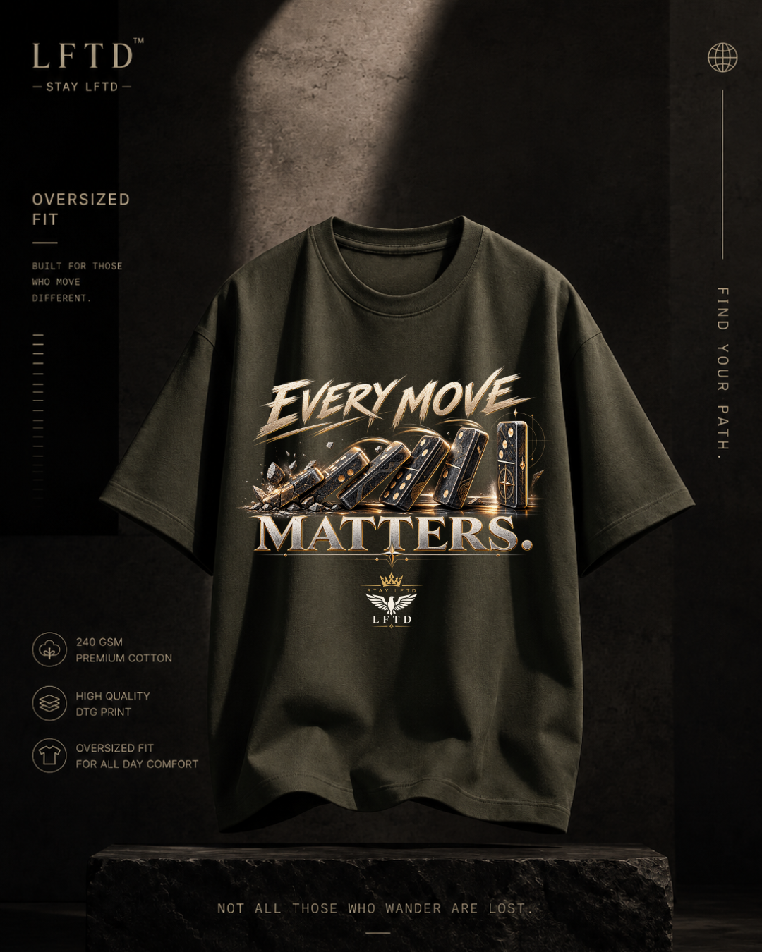 Domino-Every Move Matters Graphic Tee