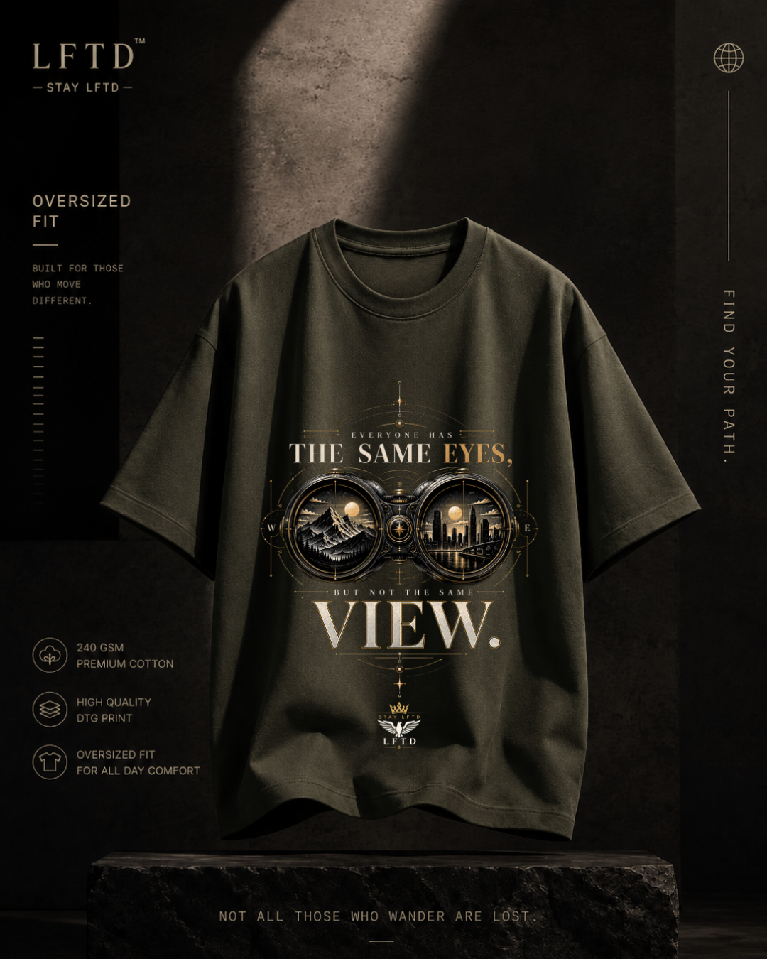 Same Eyes But Not Same View Graphic Tee