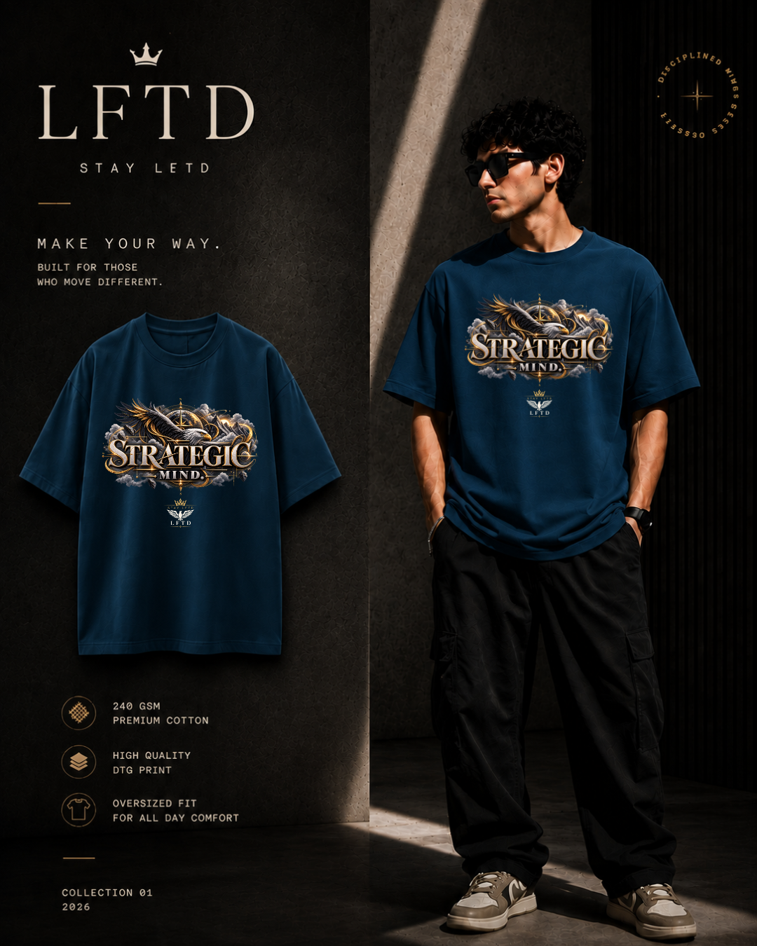 Eagle-Strategic Mind Graphic Tee