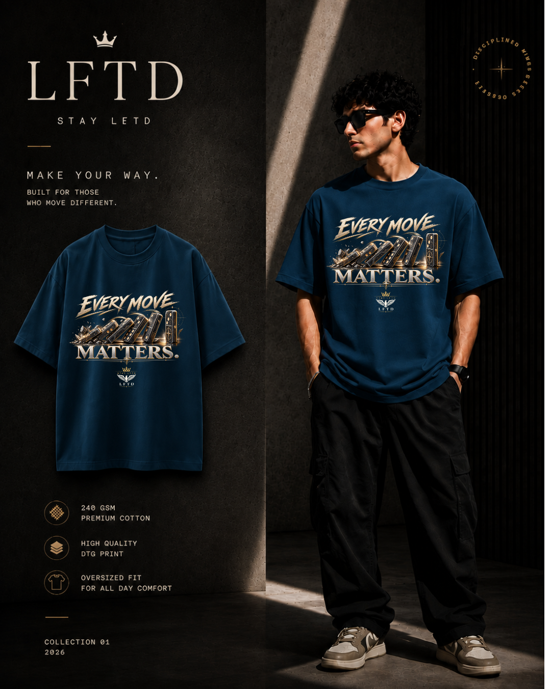 Domino-Every Move Matters Graphic Tee