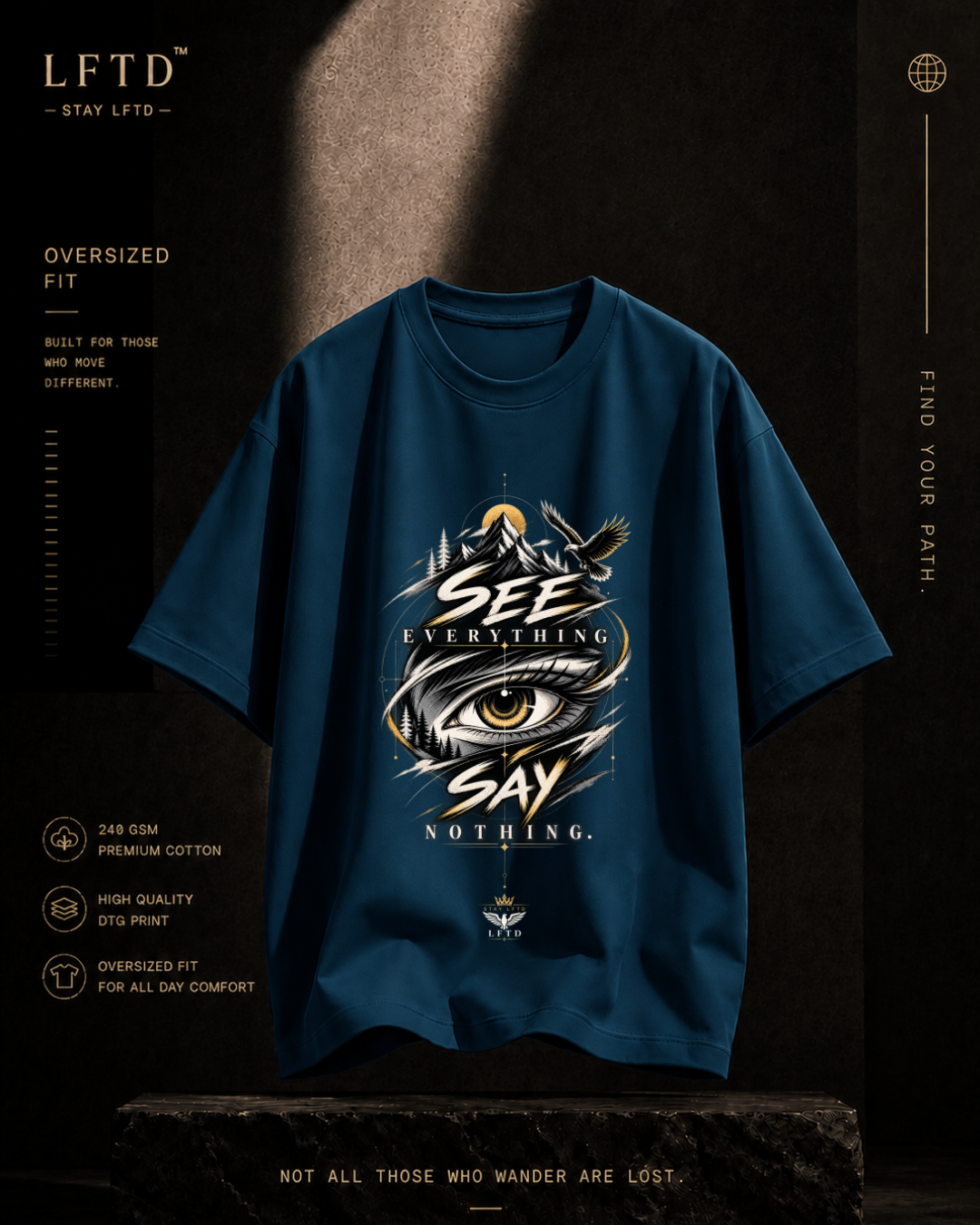 See Everything-Say Nothing Graphic Tee