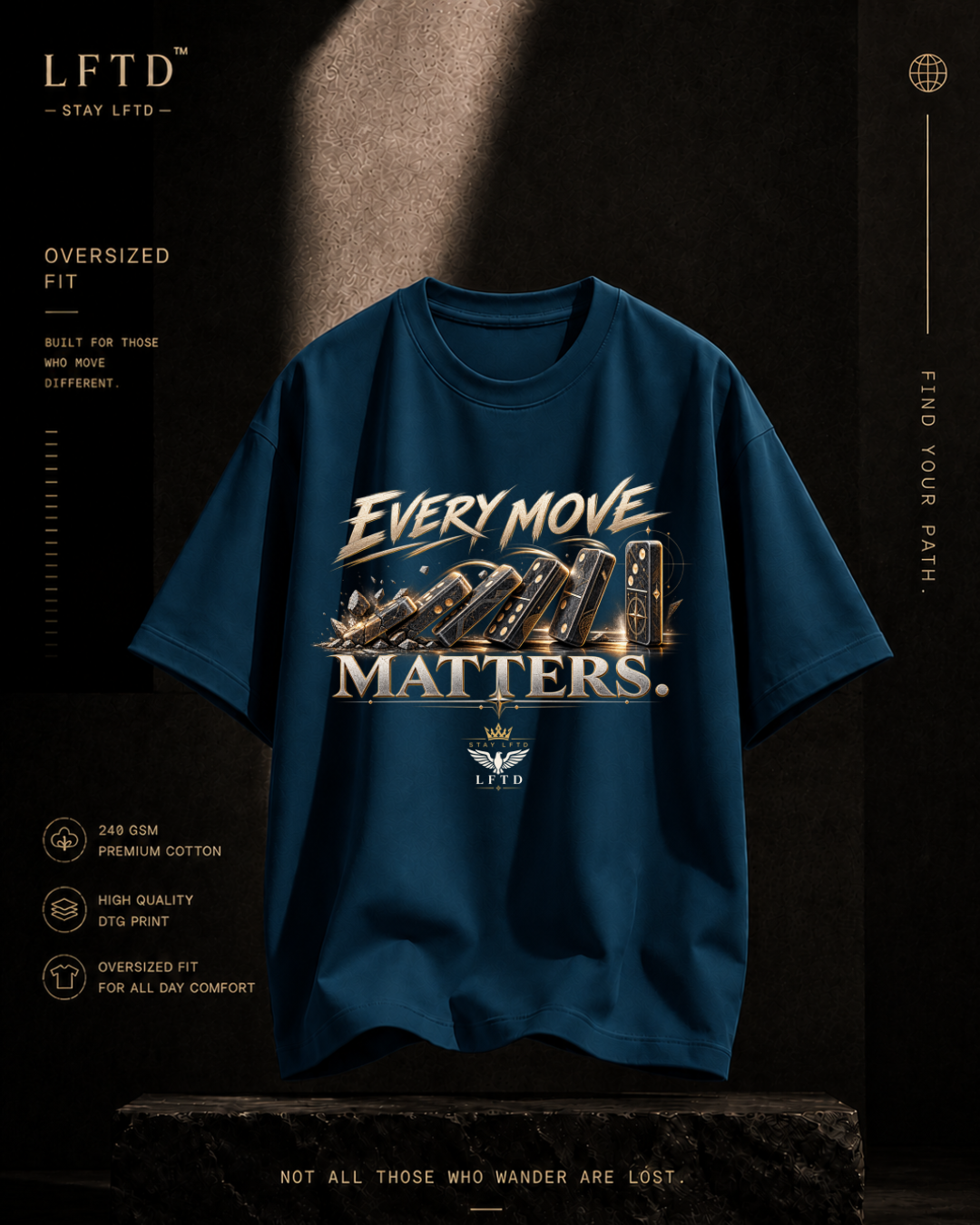 Domino-Every Move Matters Graphic Tee
