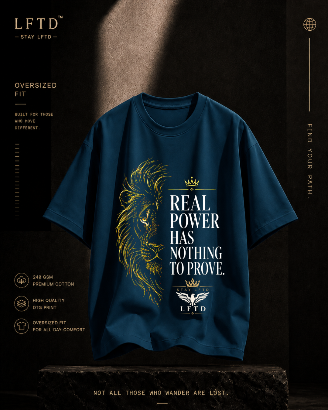 Lion-Real Power Graphic Tee
