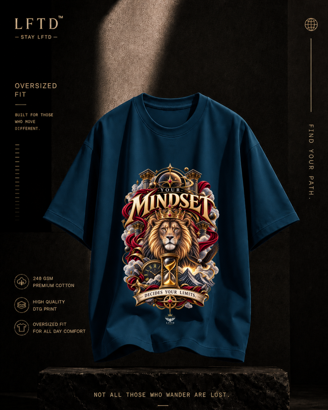 Mindset-Lion Graphic Tee