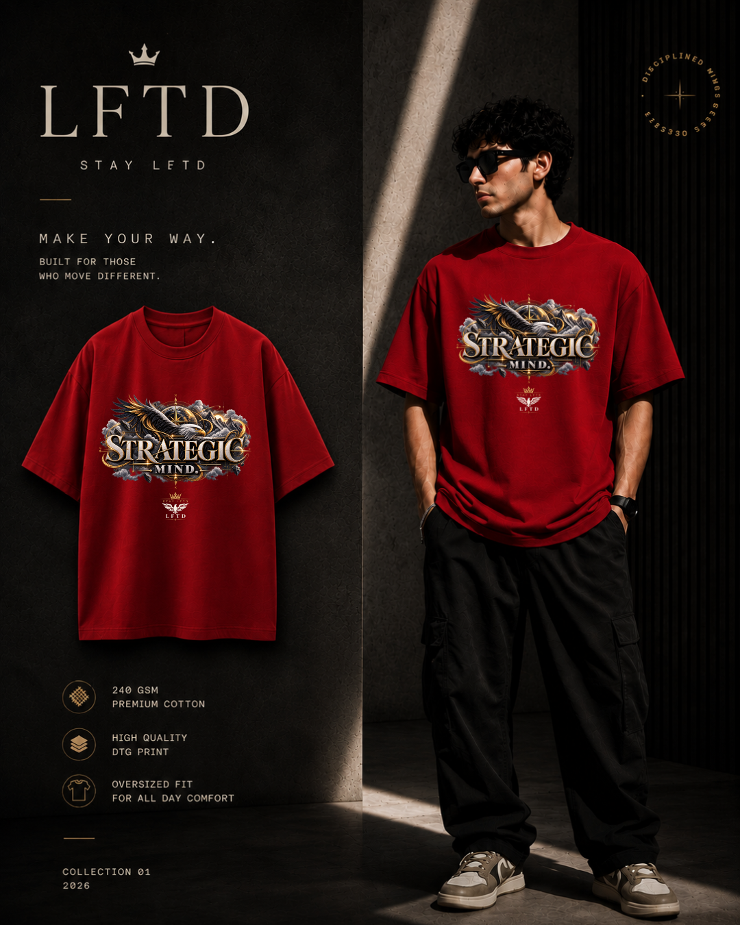 Eagle-Strategic Mind Graphic Tee