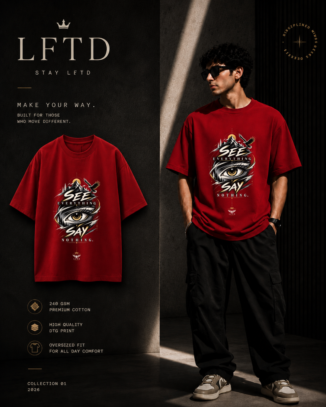 See Everything-Say Nothing Graphic Tee