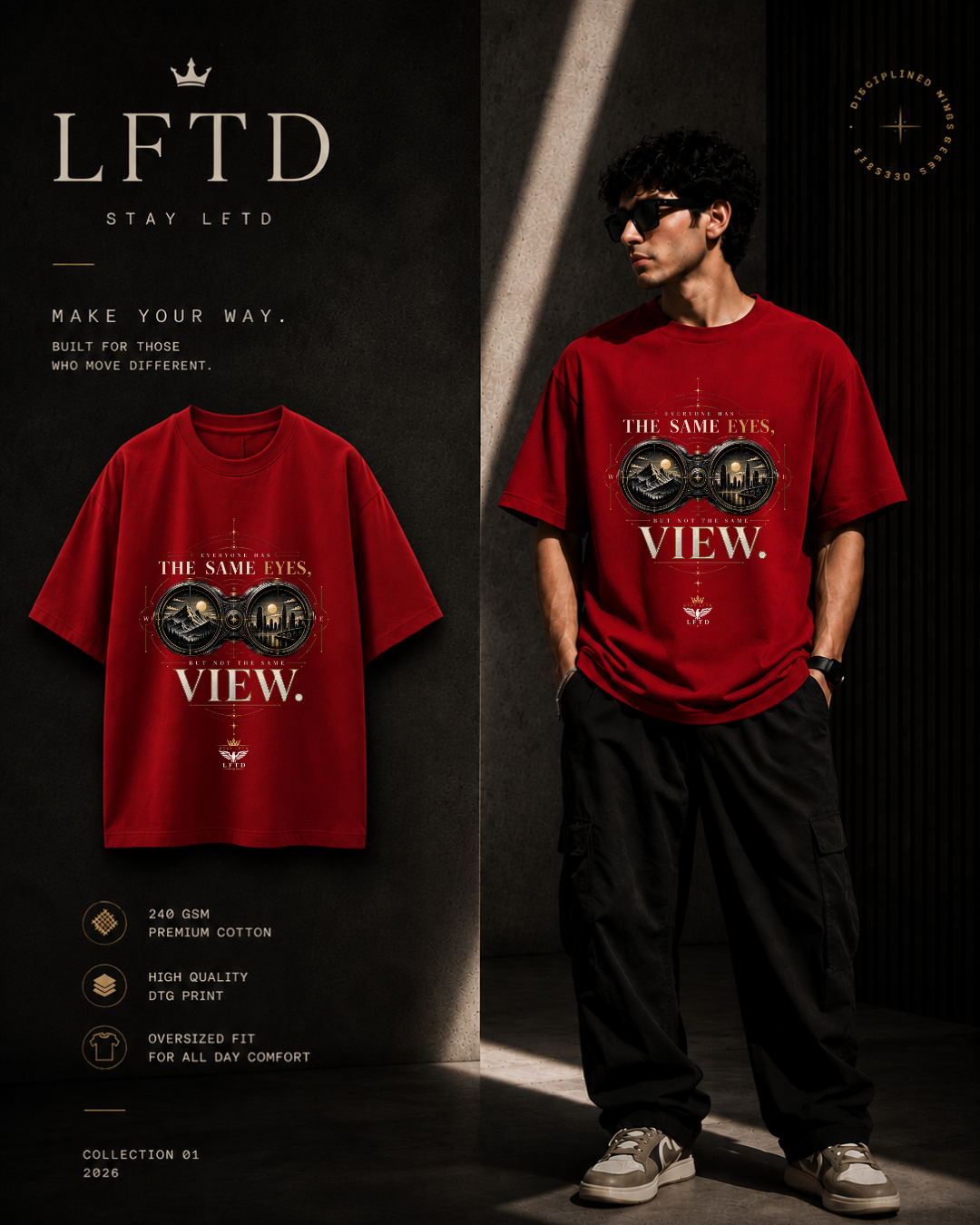 Same Eyes But Not Same View Graphic Tee