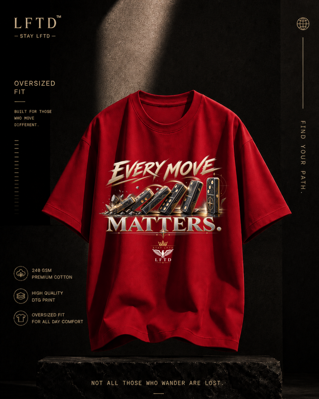 Domino-Every Move Matters Graphic Tee
