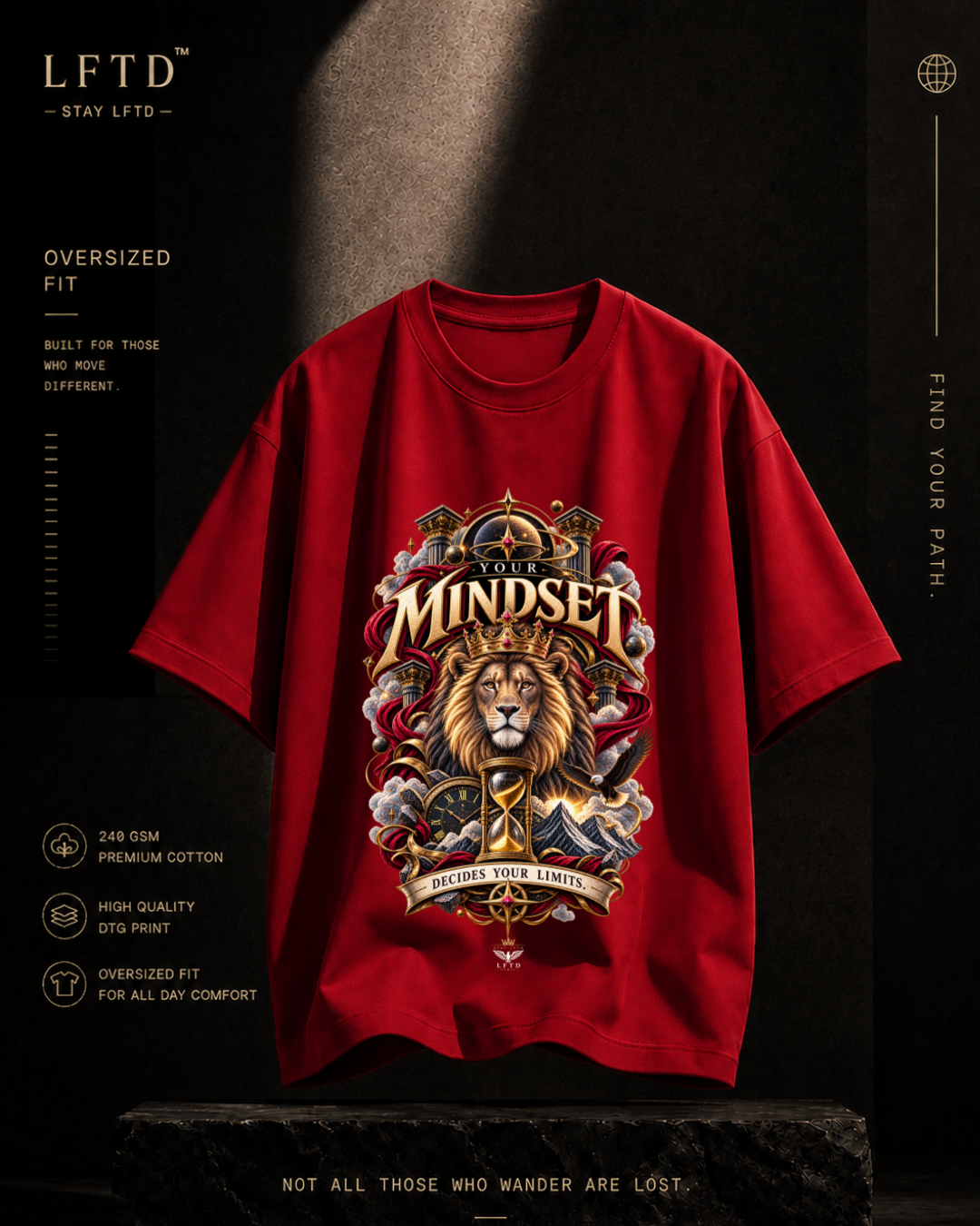 Mindset-Lion Graphic Tee