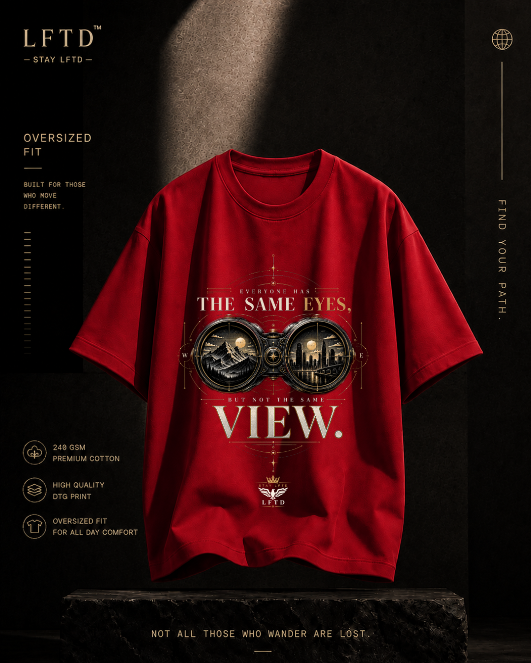 Same Eyes But Not Same View Graphic Tee