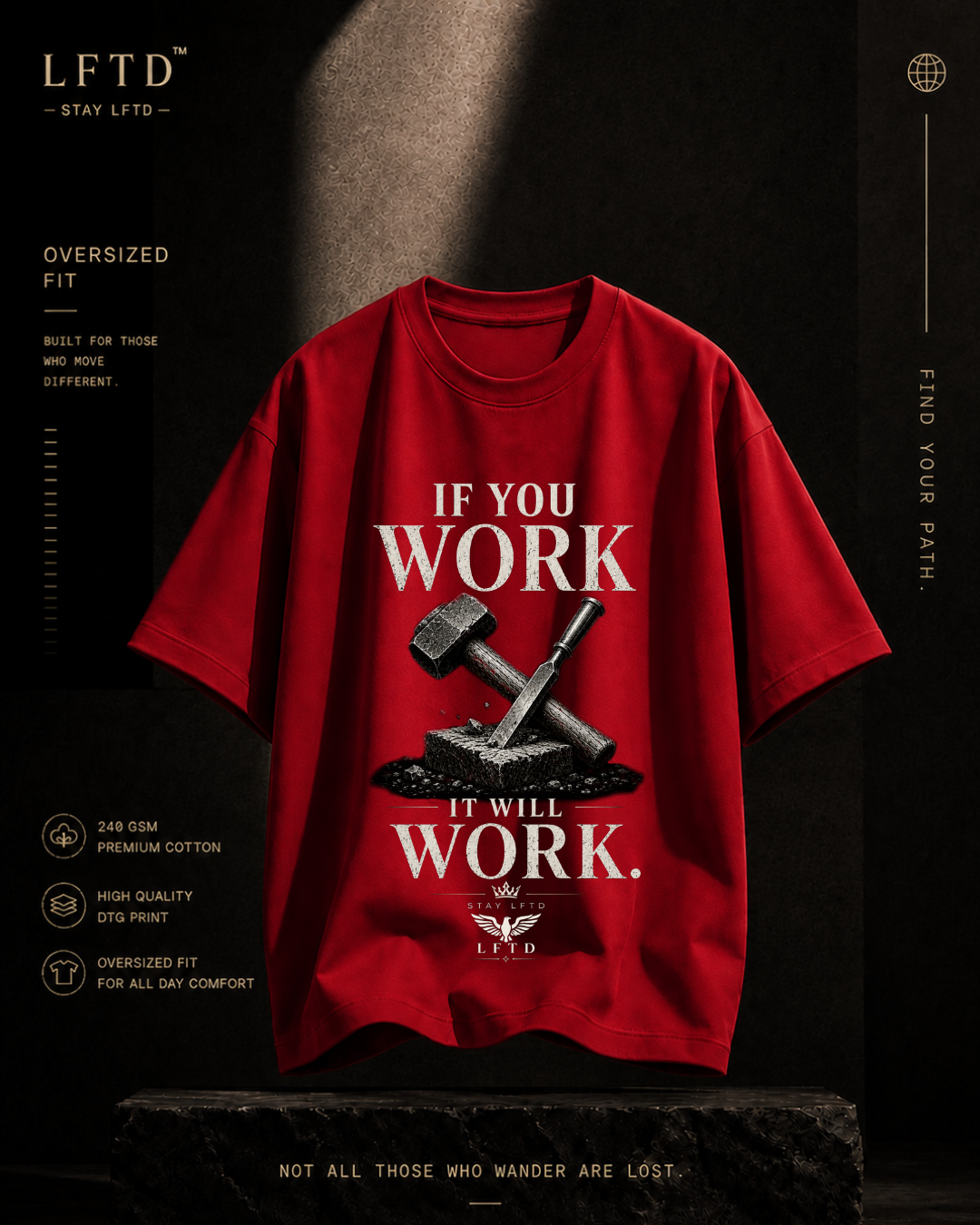 If You Work-It Will Work Graphic Tee